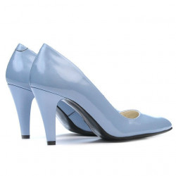 Chaussures élégantes femme 1234 verni bleu