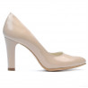 Chaussures élégantes femme 1243 vernis beige nacré