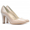 Chaussures élégantes femme 1243 vernis beige nacré