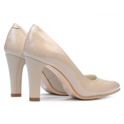 Chaussures élégantes femme 1243 vernis beige nacré