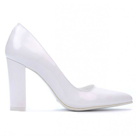 Chaussures élégantes femme 1261 vernis blanc Chaussures élégantes femme 1261 vernis blanc
