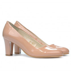 Chaussures élégantes femme 1209 vernis nude