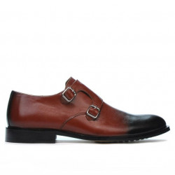 Chaussures élégantes hommes 840 a marron+noir