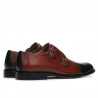 Chaussures élégantes hommes 840 a marron+noir