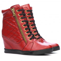 Bottes femme 3286 rouge