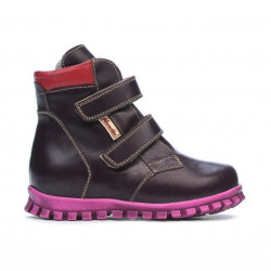 Bottes petits enfants 32c violet combiné 1