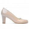 Chaussures élégantes femme 1209 vernis beige nacré