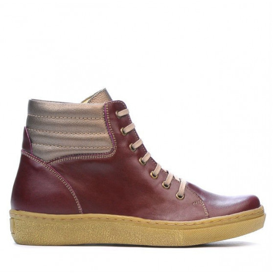 Bottes femme 3310 bordeaux combiné