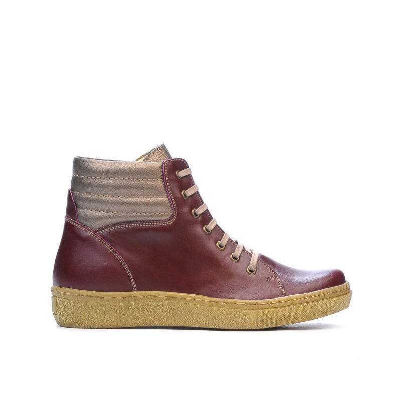 Bottes femme 3310 bordeaux combiné