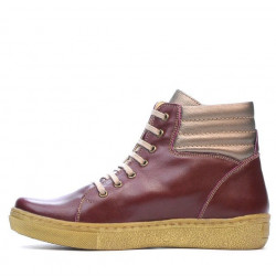 Bottes femme 3310 bordeaux combiné