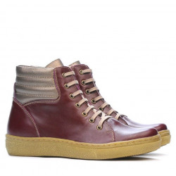Bottes femme 3310 bordeaux combiné