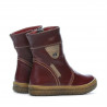 Bottes enfants petits 34c bordeaux+cuivré