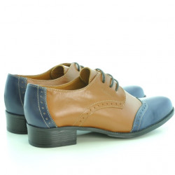 Chaussures casual femme 691 marron+indigo
