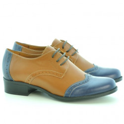 Chaussures casual femme 691 marron+indigo