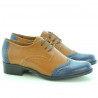 Chaussures casual femme 691 marron+indigo