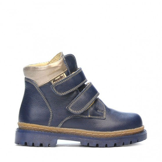 Petites bottes enfants 37c indigo+cuivré