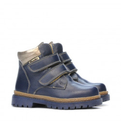 Petites bottes enfants 37c indigo+cuivré