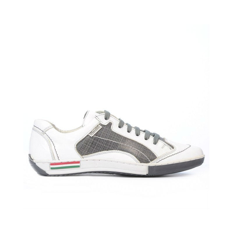 Chaussures de sport adolescents 307 crêpe blanc+gris