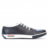 Baskets adolescents 309 indigo+blanc