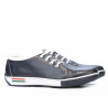 Baskets adolescents 309 indigo+blanc