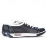 Baskets adolescents 309 indigo+blanc