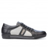 Baskets adolescents 310 noir+gris