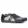 Baskets adolescents 310 noir+gris