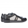 Baskets adolescents 310 noir+gris