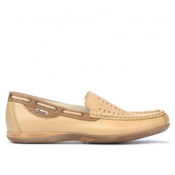 Mocassins 719p beige perforé