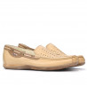 Mocassins 719p beige perforé