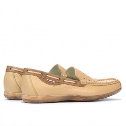 Mocassins 719p beige perforé