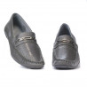 Mocassins homme 737p gris perforé
