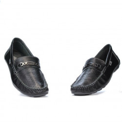 Mocassins homme 737p noir perforé