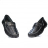 Mocassins homme 737p noir perforé