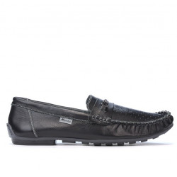 Mocassins homme 737p noir perforé