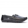 Mocassins homme 737p noir perforé