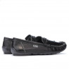 Mocassins homme 737p noir perforé