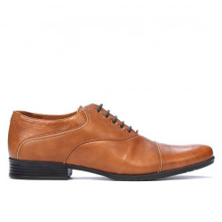 Chaussures casual / élégantes hommes 738 marron ciré