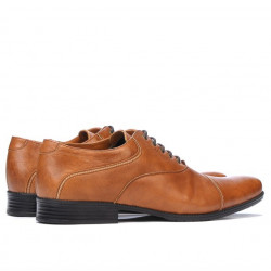 Chaussures casual / élégantes hommes 738 marron ciré