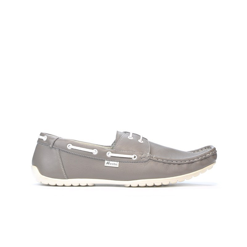 Mocassins hommes 778 gris+blanc