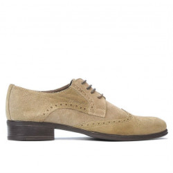 Chaussures casual hommes 783 sable velours