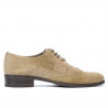 Chaussures casual hommes 783 sable velours
