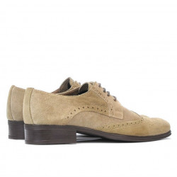 Chaussures casual hommes 783 sable velours