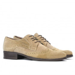 Chaussures casual hommes 783 sable velours