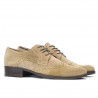 Chaussures casual hommes 783 sable velours