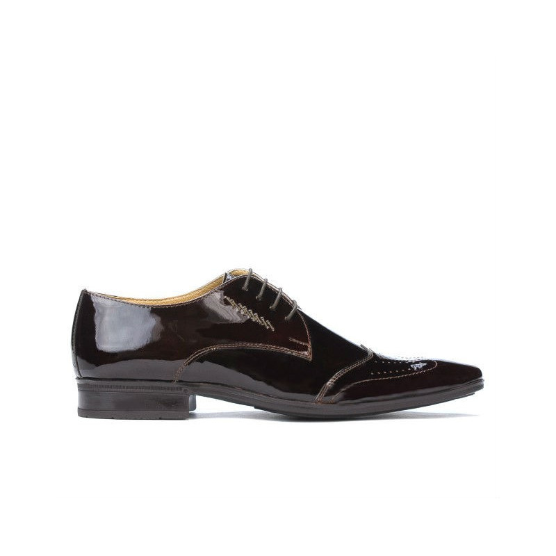 Chaussures élégantes homme 792 vernis bordeaux