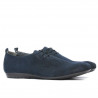 Chaussures décontractées homme 794 velours indigo-1