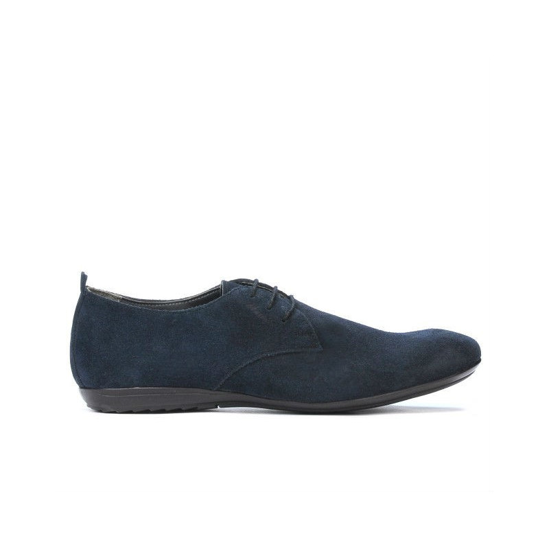 Chaussures décontractées homme 794 velours indigo-1