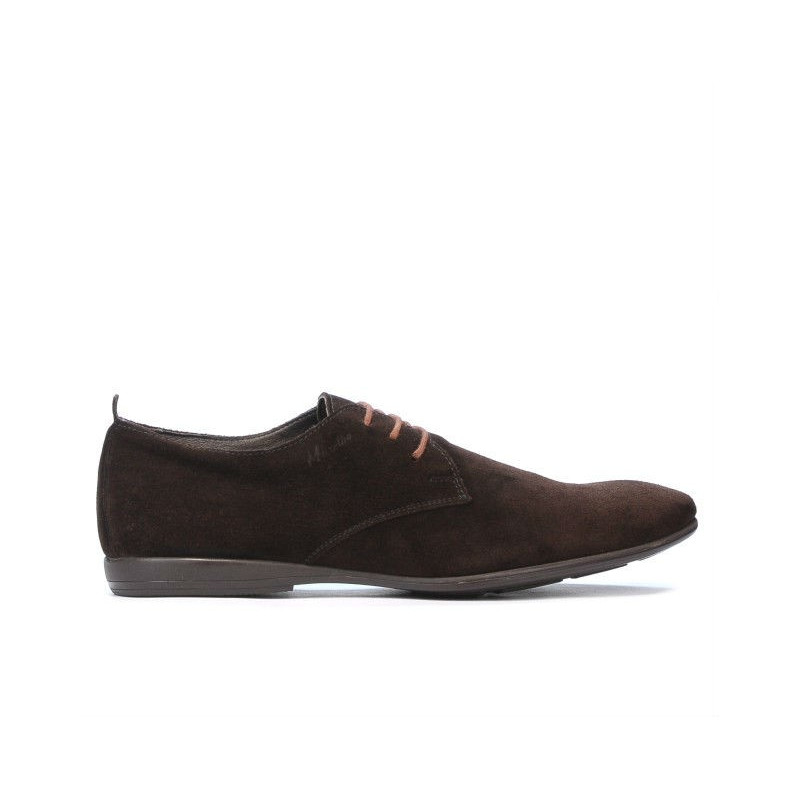 Chaussures casual homme 794 café velours