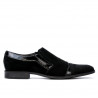 Chaussures élégantes 796 noir velours combiné